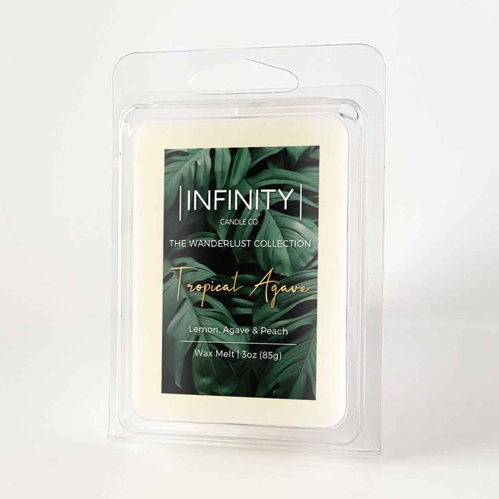 Tropical Agave Wax Melt - The Wanderlust Collection for wholesale by Infinity Candle Co