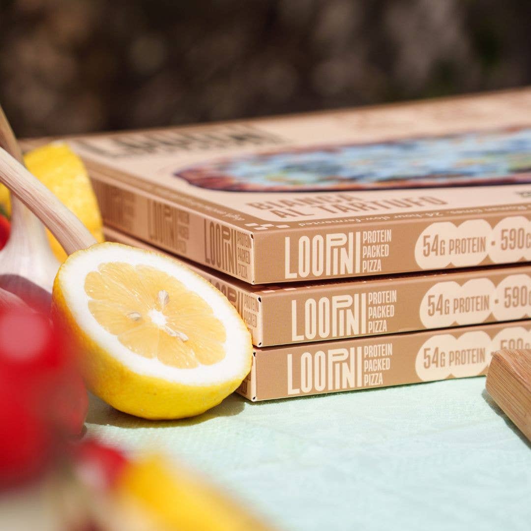 LOOPINI – wholesale Hyllstabil färdiglagad måltid – Pizza Variety Pack - Hög Protein, Låg Kolhydrat - Tillverkad i Italien2