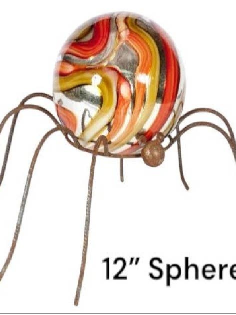 23-147 - Edderkoppebase med Kugleformet Spejl for engroshandel hos Rustic Farm