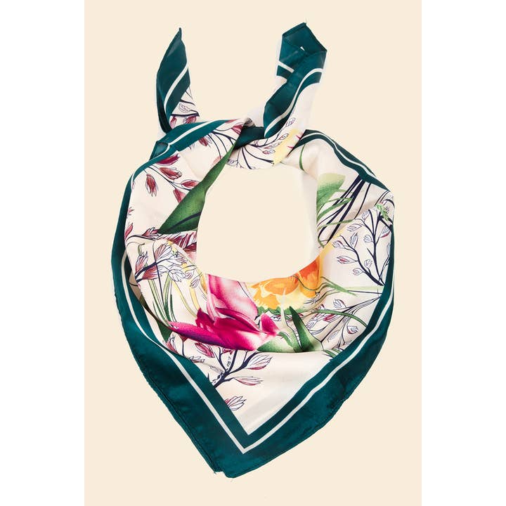 Anarchy Street - Wholesale Scarf - Women's - Floral Garden Print Bandana1