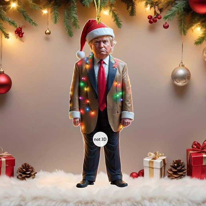Trump Christmas Ornament, Trump-Inspired Christmas Tree for wholesale by TMLECOM LTD