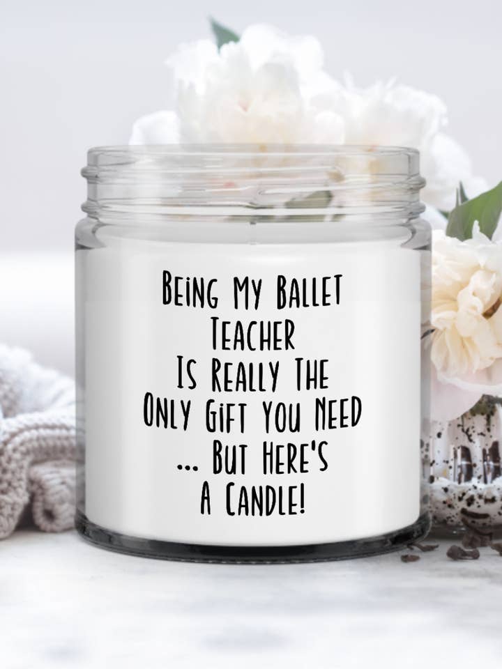 Ballet Lærer Candle, Ballet Lærer Gaver for engroshandel hos It's So Perfect