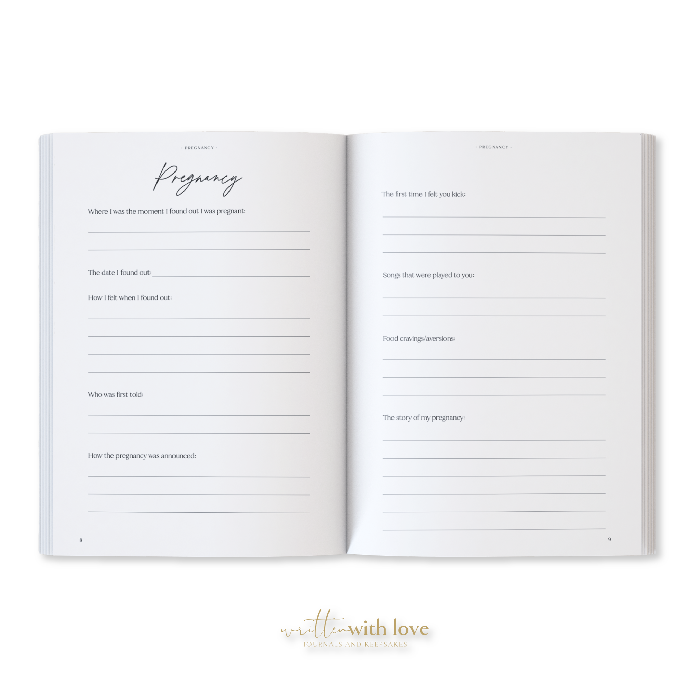 Written With Love - Wholesale Memory Book - Kids & Baby - Baby Memory Book with Keepsake Box - Oatmeal 7