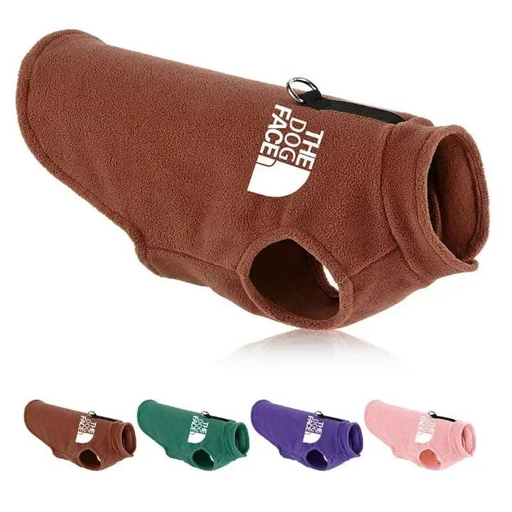 YIKELEATHER - Wholesale Pet Coat - Dog - Pet Dog Clothes Autumn Winter Coat Fleece Warm Sweater Vest For Small Chihuahua Bulldog Dogs Jackets Costumes Supplies