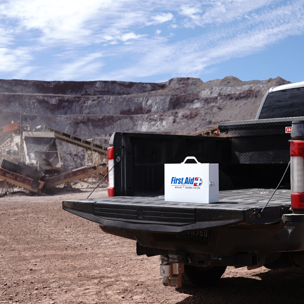 Rapid Care First Aid - Vendita all'ingrosso Kit di pronto soccorso - Armadio di pronto soccorso in metallo a 2 ripiani - 20152