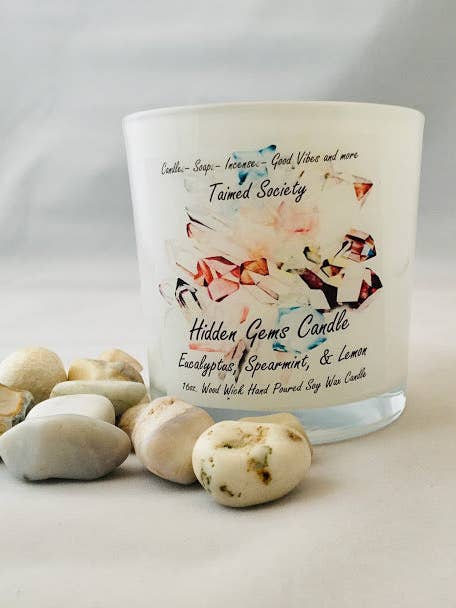 Vela de Eucalipto, Menta y Limón Hidden Gems - XL para venta al por mayor de Taimed Society