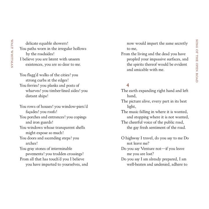 Applewood Books - Wholesale Poetry & Drama - Song of the Open Road1