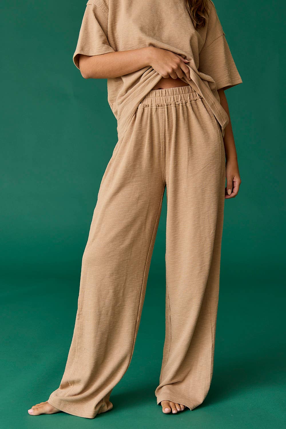 OLIVE PX18358 - Layla Loose Fit Top and Pants Set for wholesale on Faire5