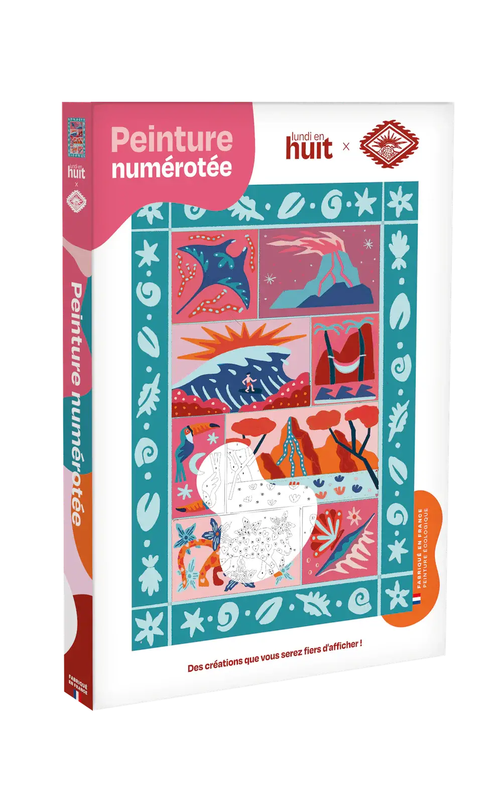 Lundi en Huit - Wholesale DIY Craft Kit - Numbered Painting | Pitis Drawings2