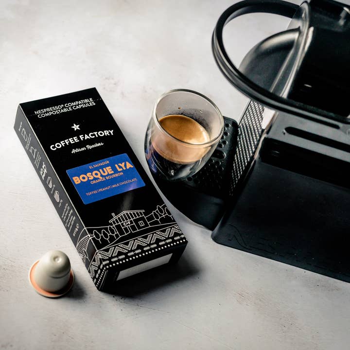 Coffee Factory - Wholesale Coffee Pods - El Salvador Bosque Lya Compostable Nespresso® Pods