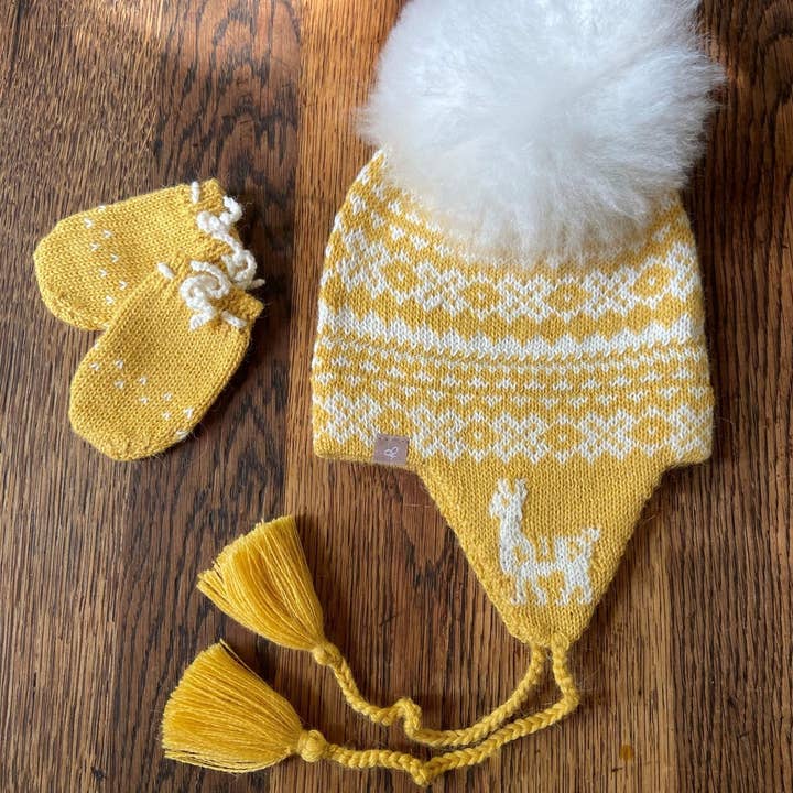 Samantha Holmes Alpaca Clothing and Gifts – Engroshandel Luffer - Baby – Alpaca Baby luffer (Nyfødt)