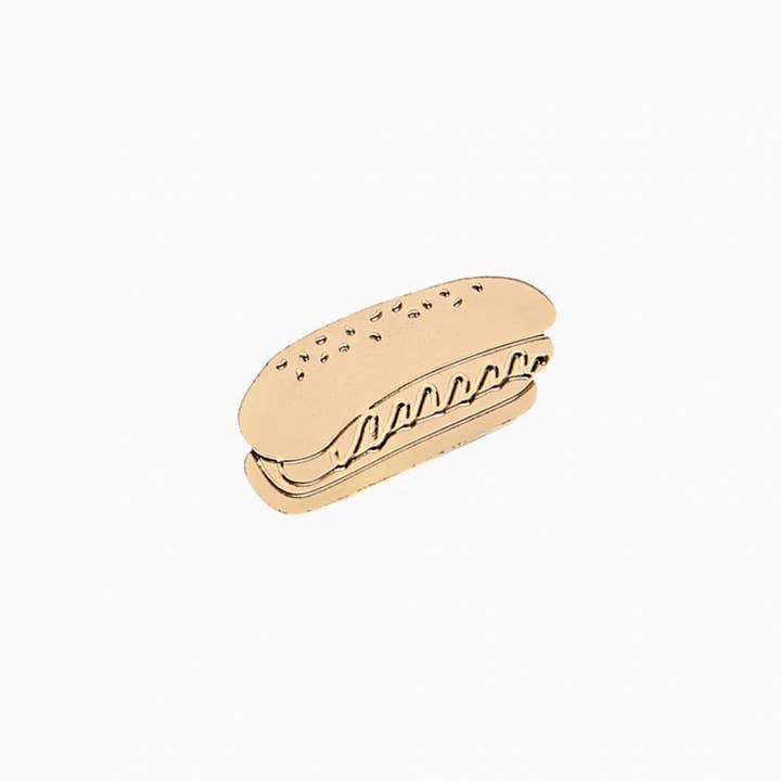 HOT DOG lapel pin for wholesale by Titlee
