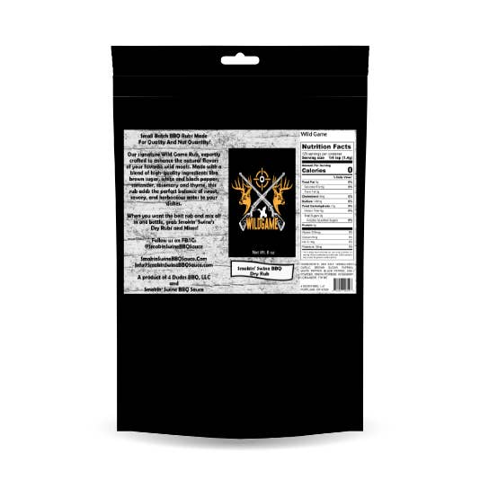 Wild Game Rub for wholesale by Smokin' Swine BBQ Sauce