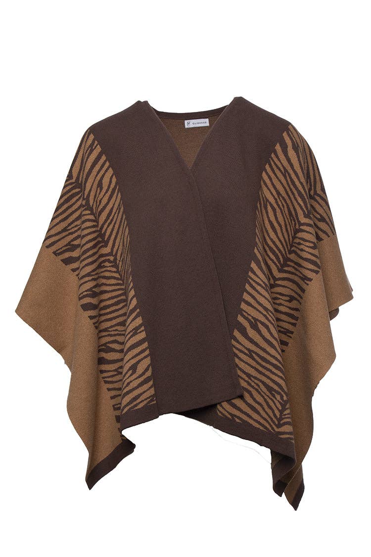 GUIMANOS - Wholesale Coat - Women's - Zebra Cape1