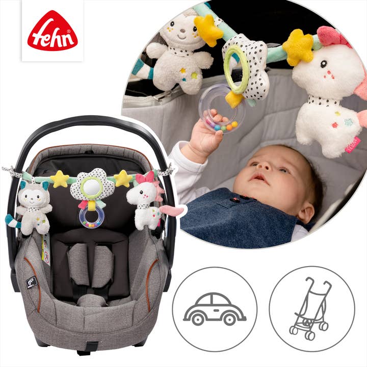 Fehn - Venta al por mayor Juguete móvil para bebé - Cadena para cochecito Aiko & Yuki - cadena móvil para colgar