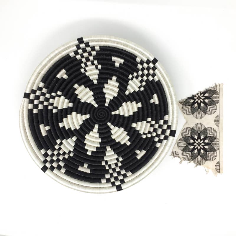 Azizi Life - Wholesale Decorative Plate/Dish/Bowl - Boutique Kaleidoscope Woven Bowls7