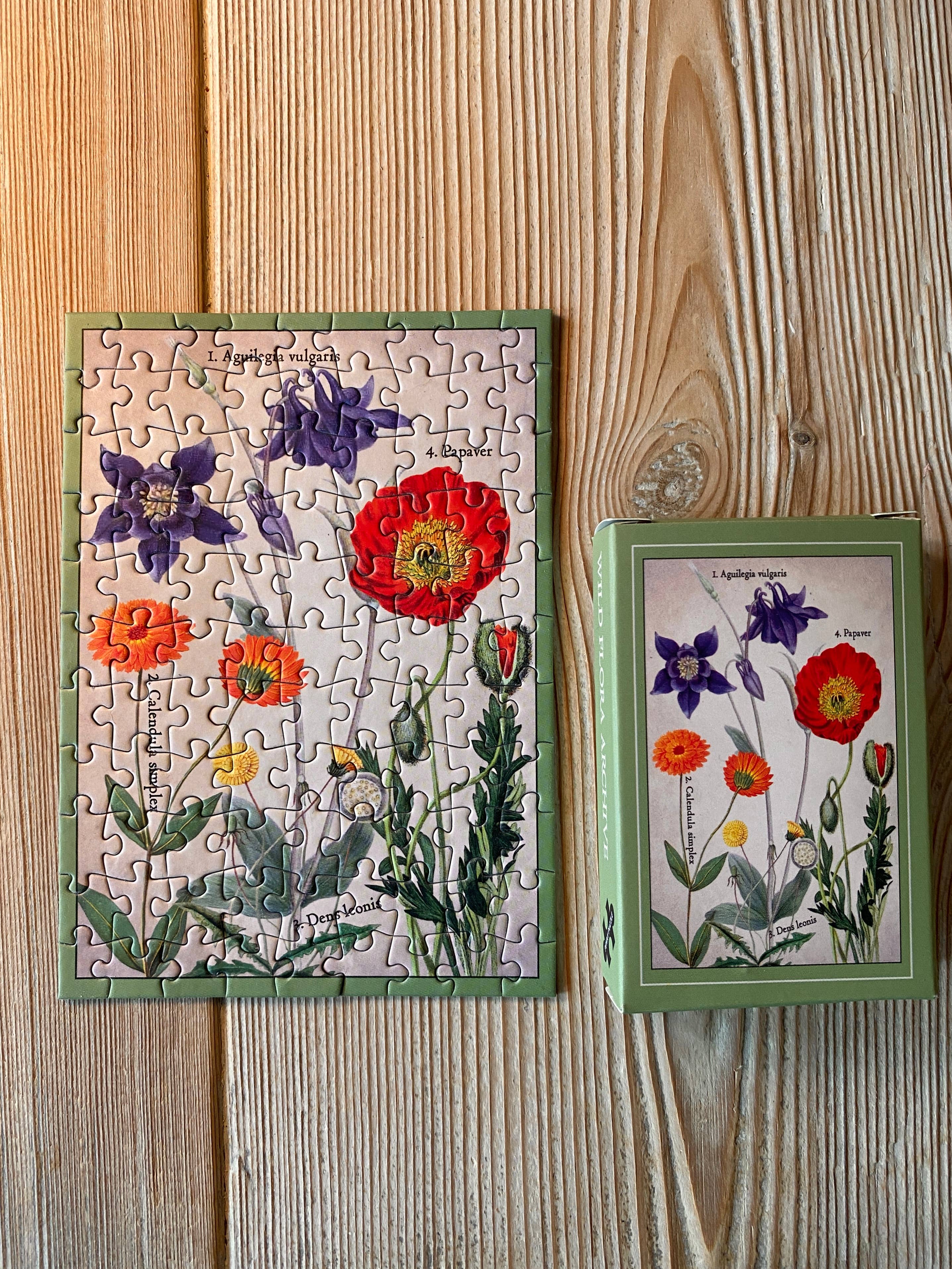 Penny Puzzle - Wholesale Puzzle - Adult - WILD FLORA ARCHIVE 99 pcs vintage minipuzzle2