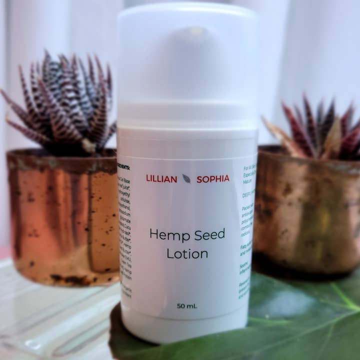 Hemp Seed Lotion for wholesale by Lillian Sophia