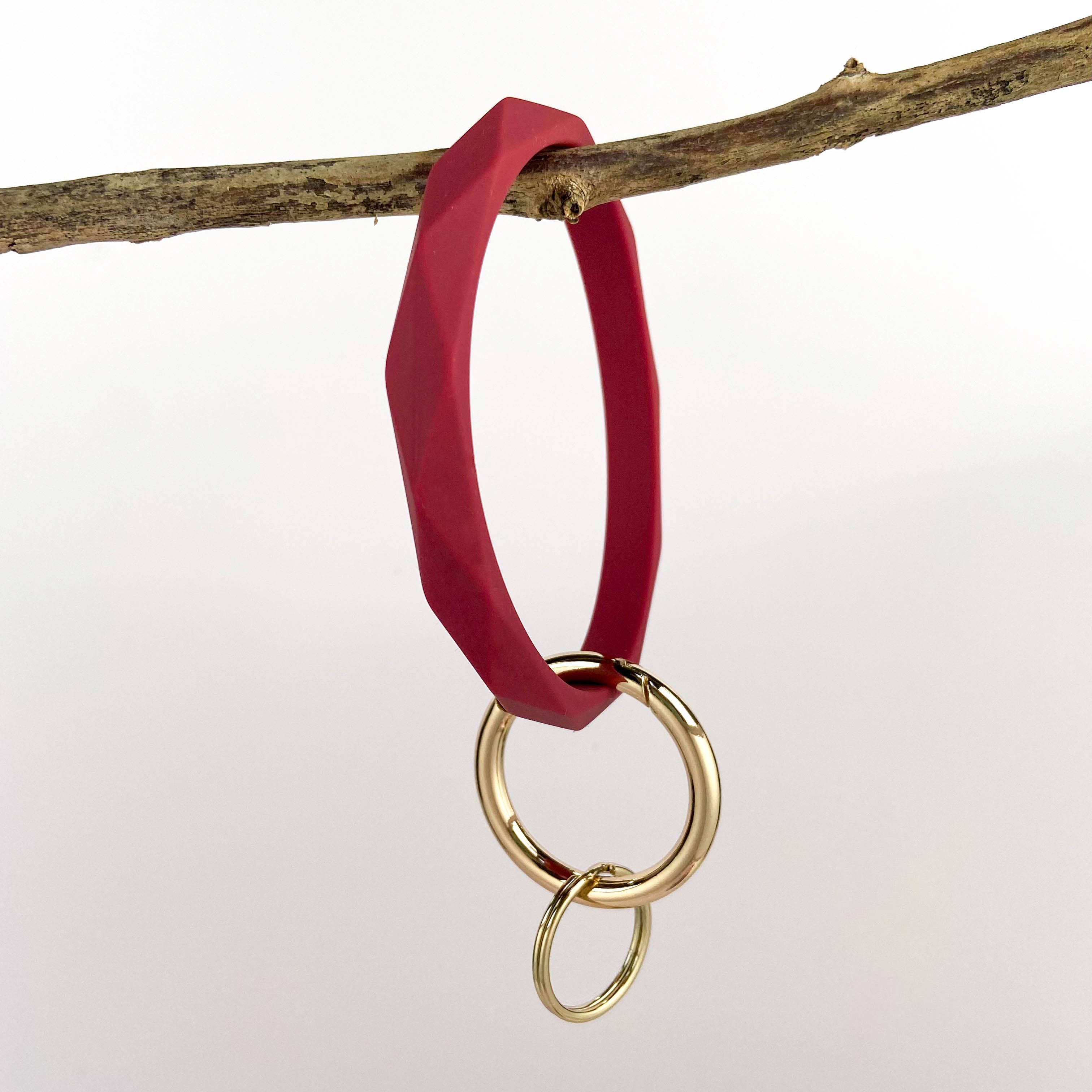 SoapElenGlen - Vente Bracelets porte-clés - Porte-clés en forme de diamant en silicone7