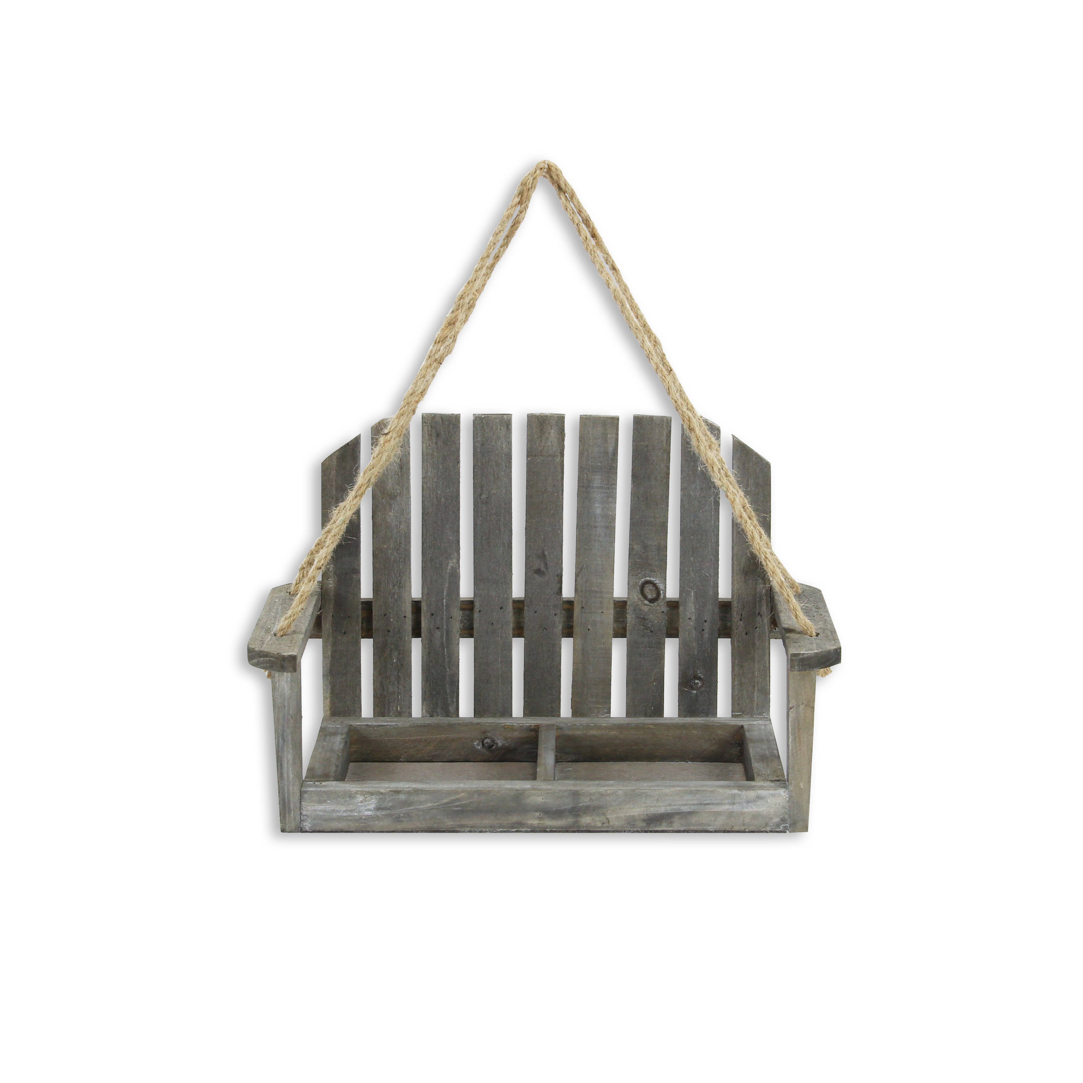 Cheungs Home Decor - Wholesale Bench - Roostvale Wooden Hanging Chair with Double Pot Storage5