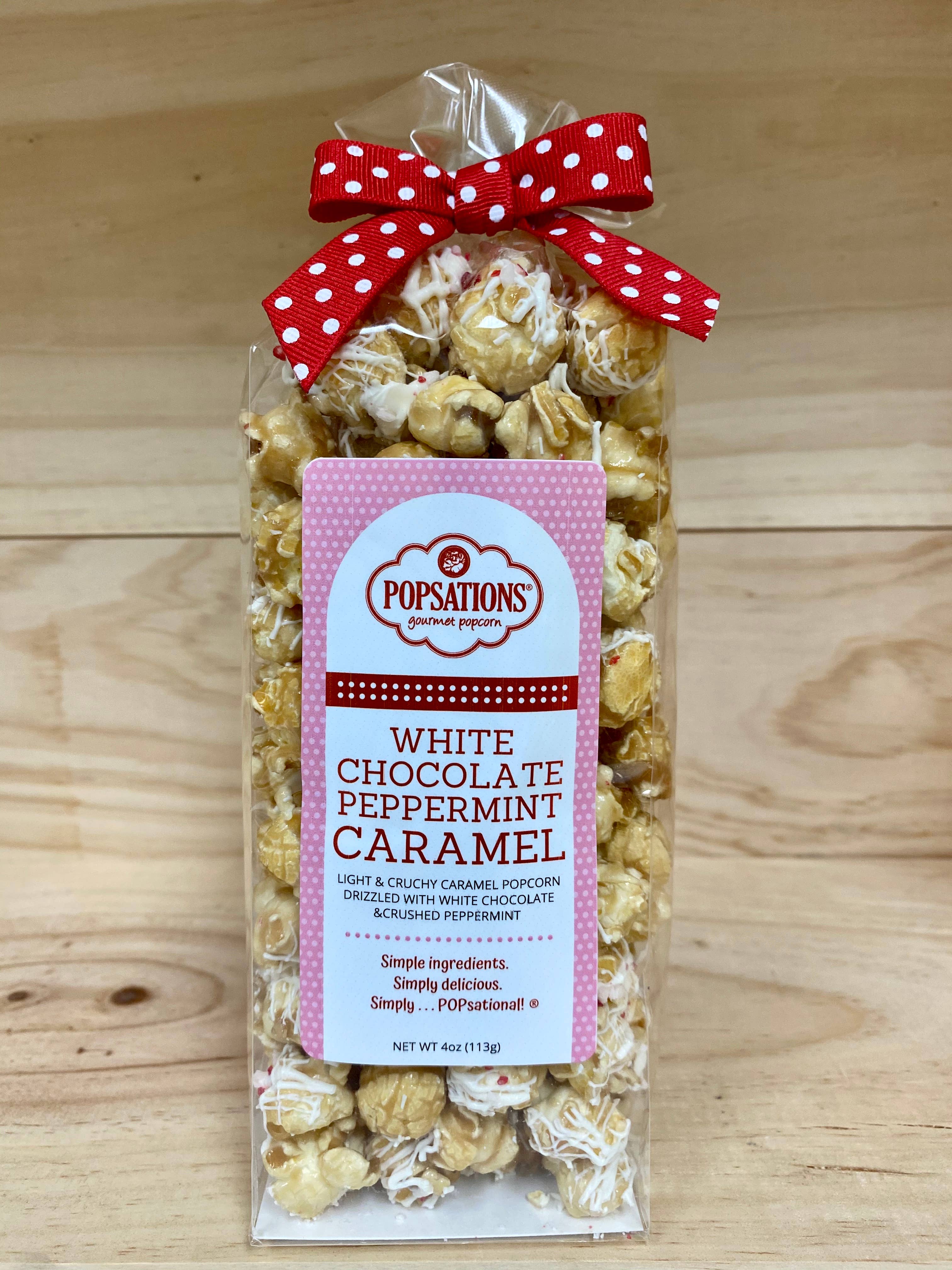 Popsations Popcorn Company - Wholesale Popcorn - Caramel Popcorn 4oz Ribbon Bag11