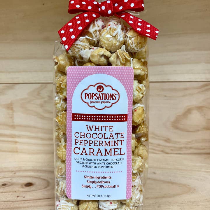 Popsations Popcorn Company - Wholesale Popcorn - Caramel Popcorn 4oz Ribbon Bag11