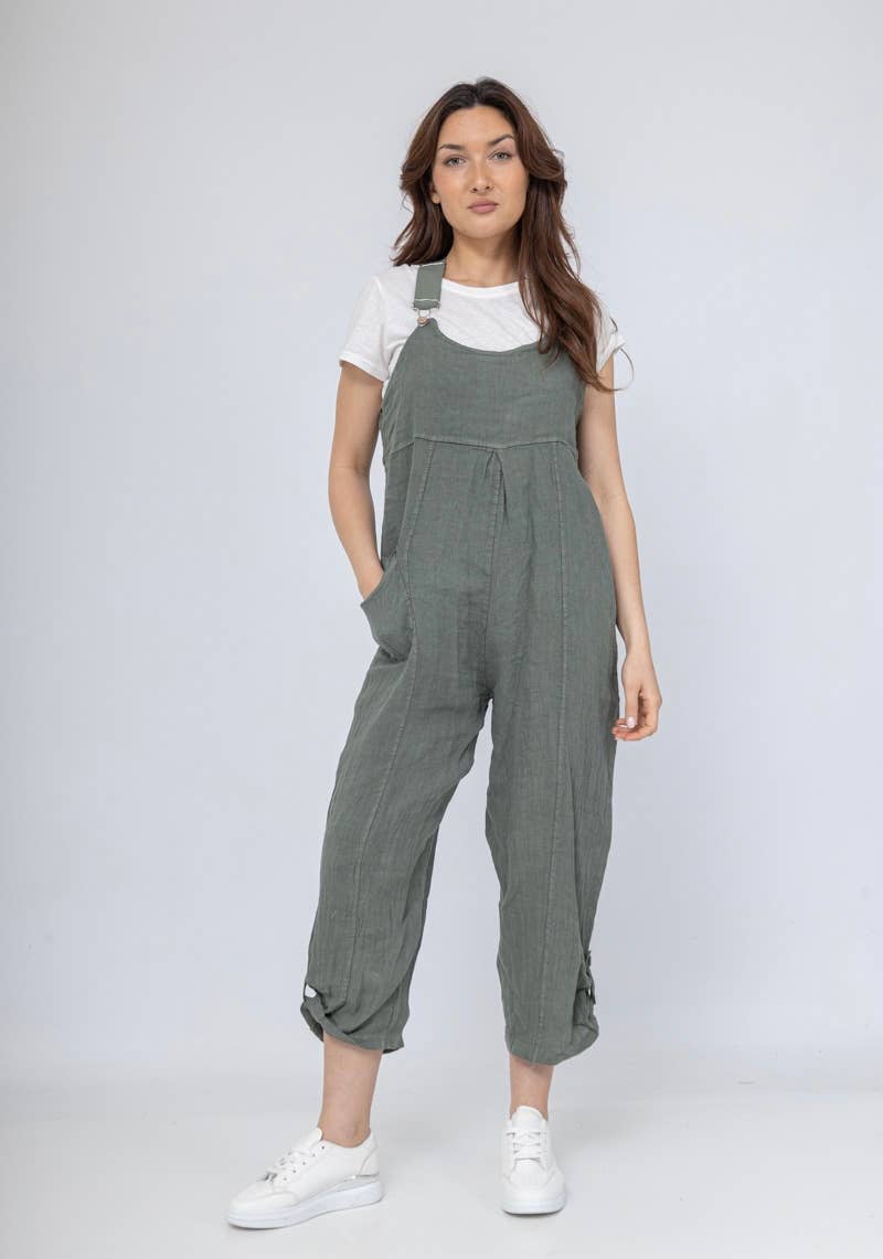 LINEN & COTTON HOUSE - Wholesale Overalls – Women's - 05400 OVERALLS IN LINEN19