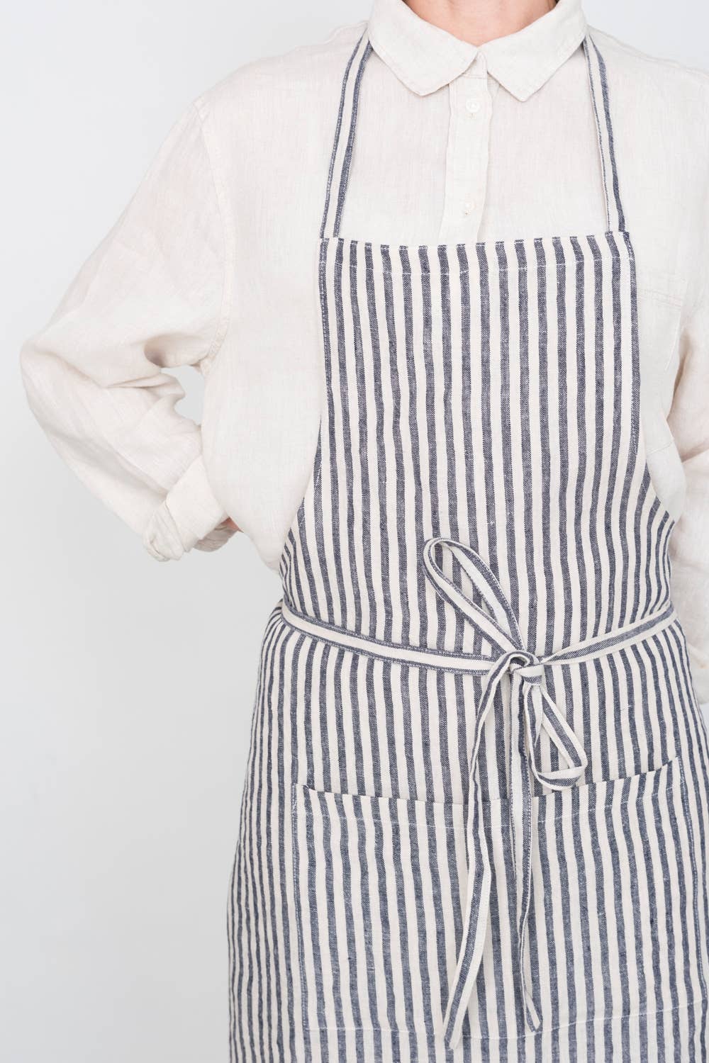 Fog Linen Work – wholesale Apron – Linen Full Apron Jasper2