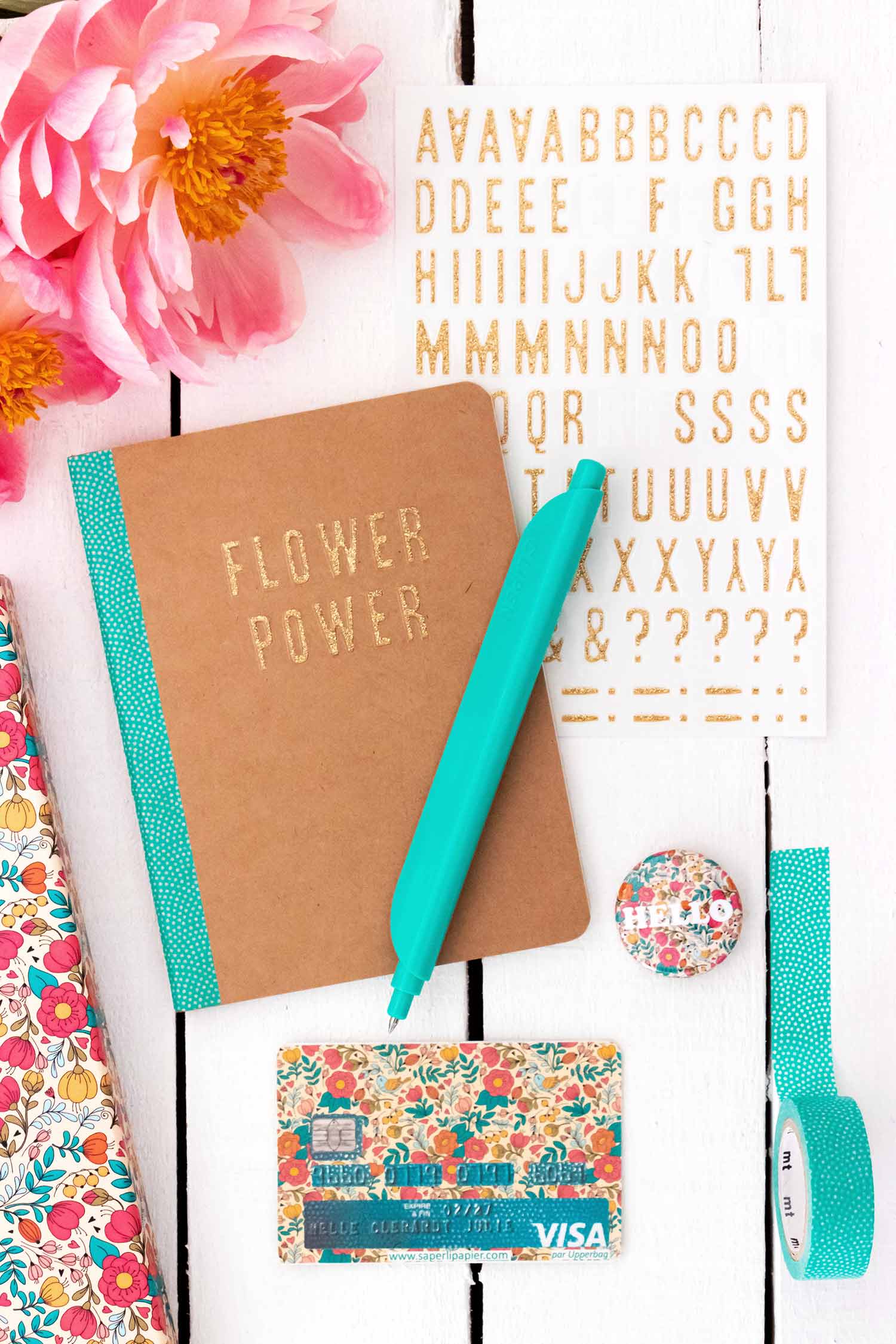 SAPERLIPAPIER - Wholesale Stationery/Notecard Set - Flower Power stationery box2