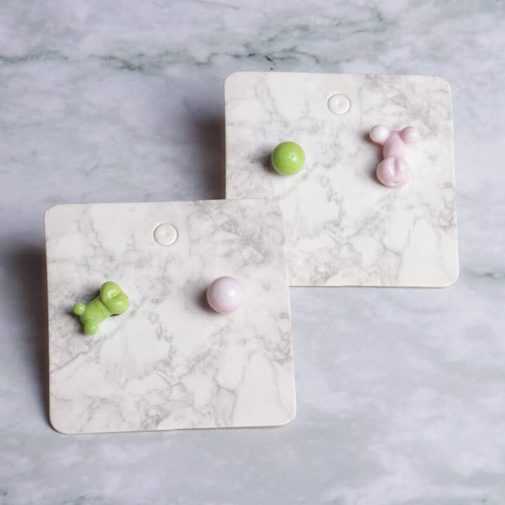 Weeener Earrings 2 pieces for wholesale by Sunset Yogurt