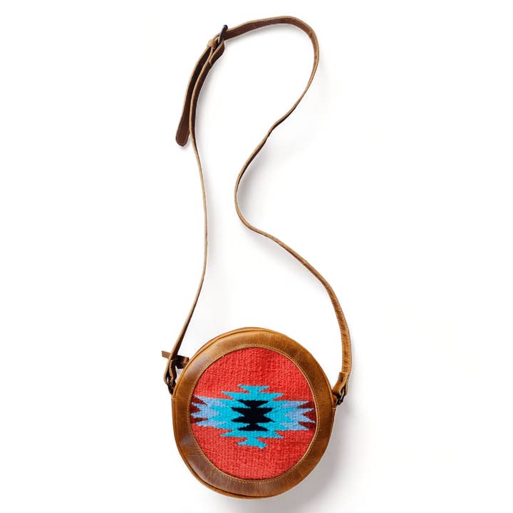 Saddle Canteen Crossbody Bag Round Crossbody Sedona Purse for wholesale by Ranch Junkie