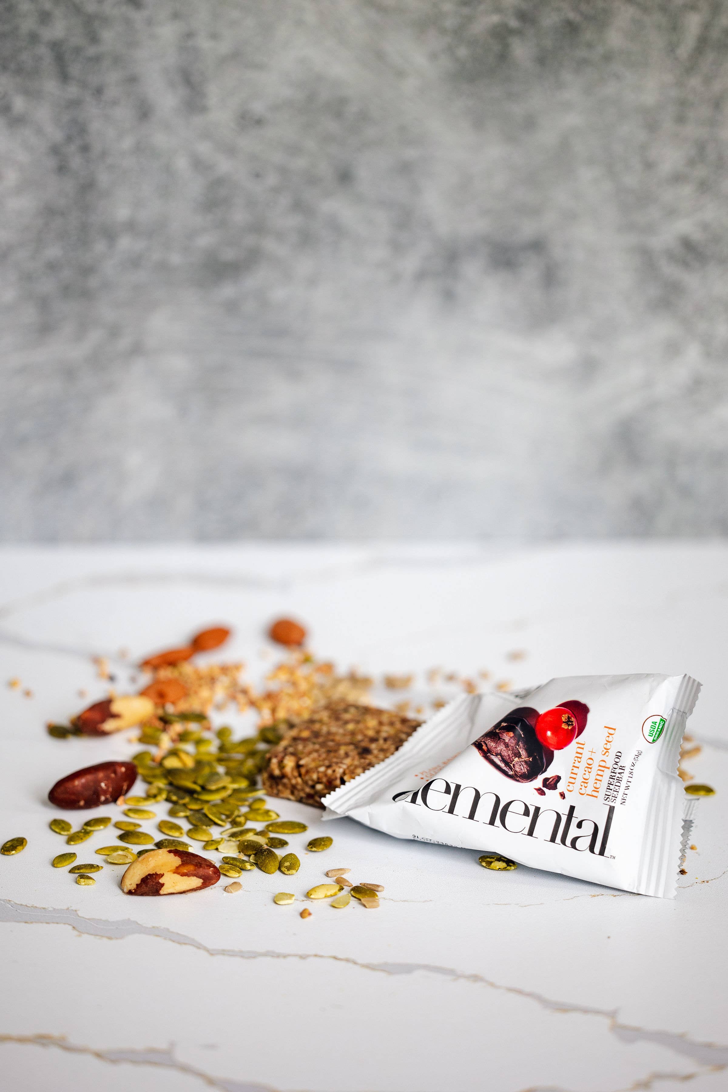 Elemental Superfood - Wholesale Snack Bar - Currant Cacao + Hemp Seed3