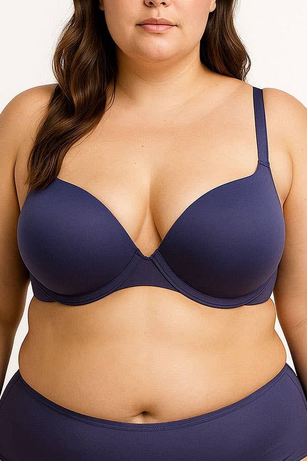 Assorted Color Youmita Bra-Underwire, Laser-Cut Band-90079-BRA-C01 for wholesale on Faire12