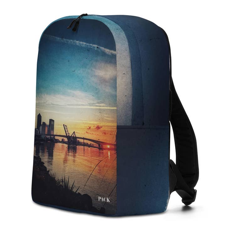 Sunrise in Downtown JAX PACKpack for wholesale by PACK Creative