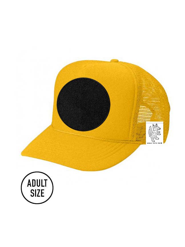 ADULT Customizable Trucker Hat, Patches Sold Separately (Gold) for wholesale by WOOLF WITH ME®