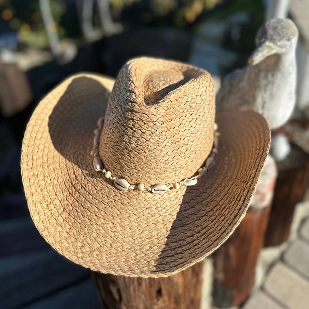 Queens INC - Wholesale Straw Hat - Women's - Hand woven straw cowboy cowboy hat 7