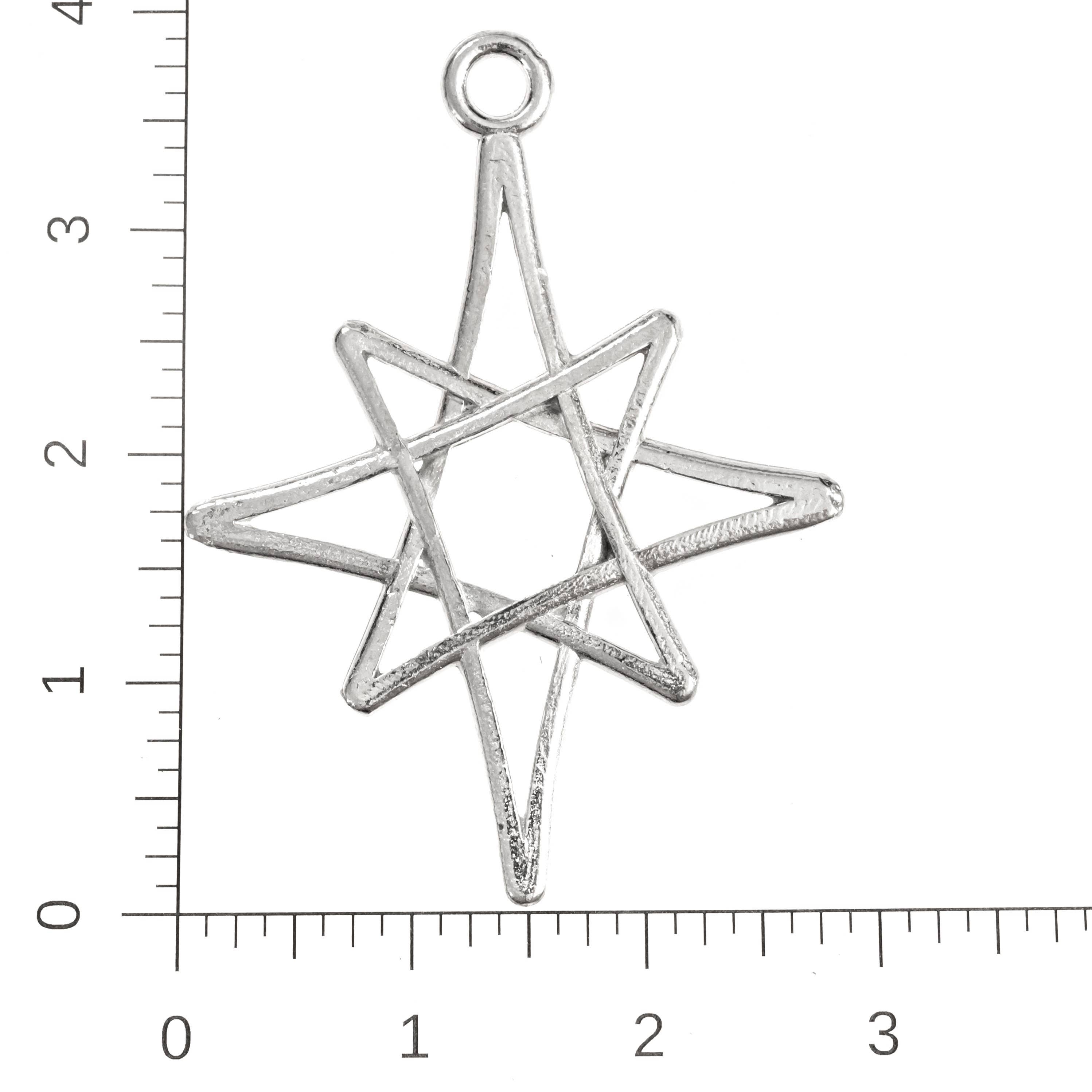 House of Morgan Pewter - Wholesale Ornament - Bethlehem Star Ornament - Star Christmas Ornament 2