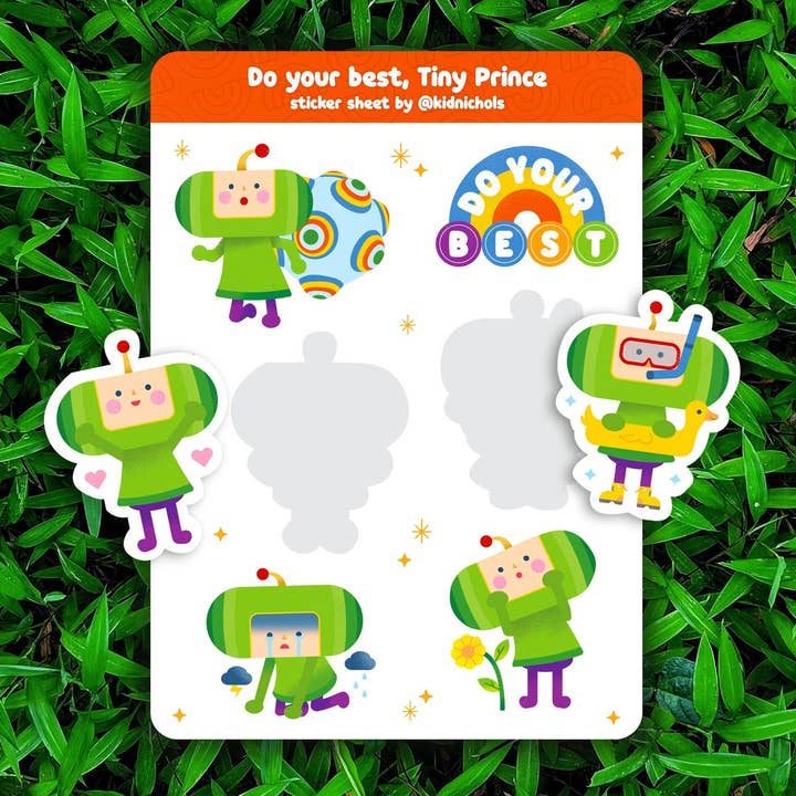 Lençol Adesivo Prince. Autocolantes Kawaii Anime. Nostálgico por atacado de Kidnichols