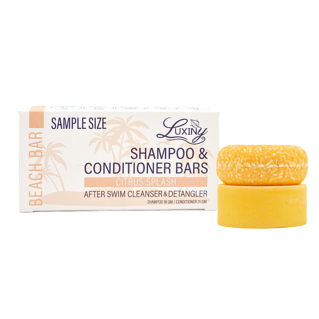 Luxiny Products - Luxurious Bath and Body - Wholesale Shampoo & Conditioner Set - Shampoo & Conditioner Bar Sample Set | Plastic Free | Travel6