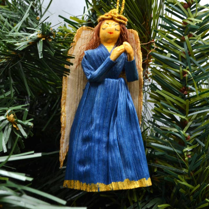 Didi Bahini Fair Trade - Wholesale Decorative Figurine - Corn Husk Angel10
