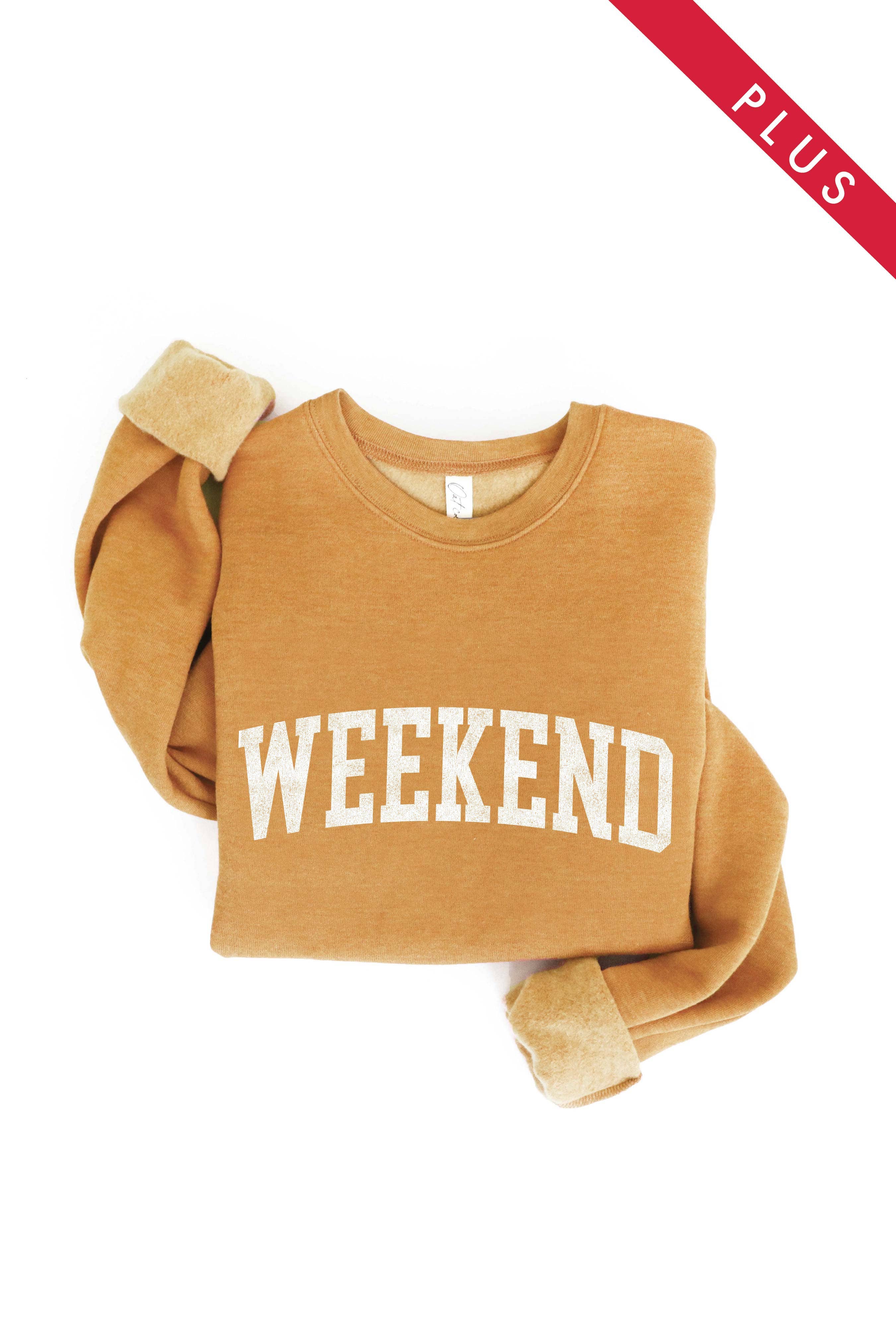 OAT COLLECTIVE - Wholesale Graphic Sweatshirt - Women's - WEEKEND Plus Graphic Sweatshirt10