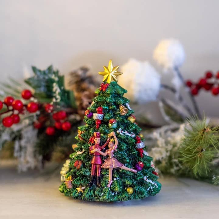 EAST AVENUE - Wholesale Decorative Tabletop Object - Ballet Christmas Tree Musical Decor5