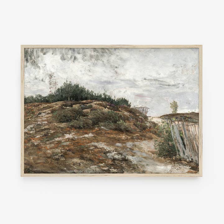 Hyggely - Vente Affiche d'art - Peinture à l'huile ancienne | Impression d'art de paysage vintage L1002