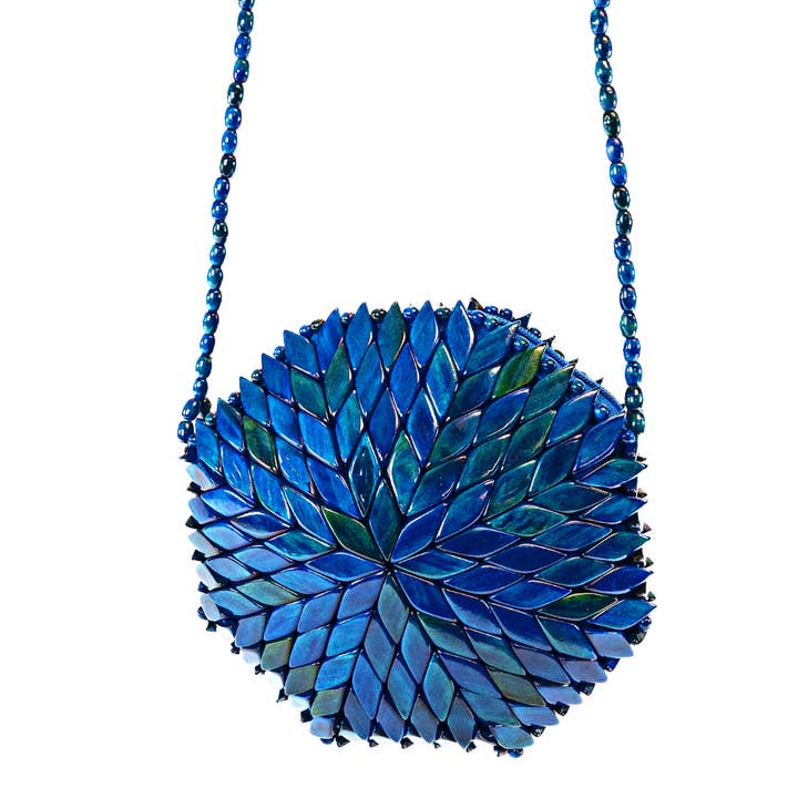 Bali Crossbody Bag Large - Blue for wholesale by SHANPAULO LLC