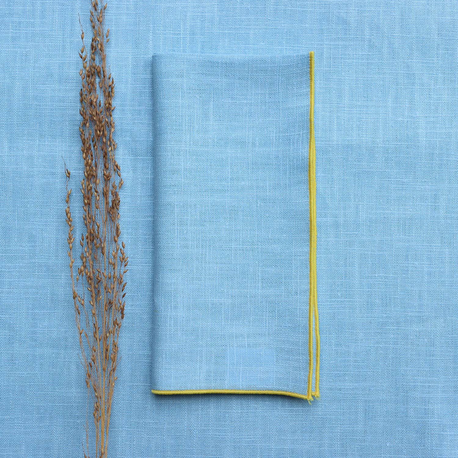 Giardino Segreto - Vente Serviettes de table en tissu - Serviette en lin 100 % de la collection CORDONCINO10