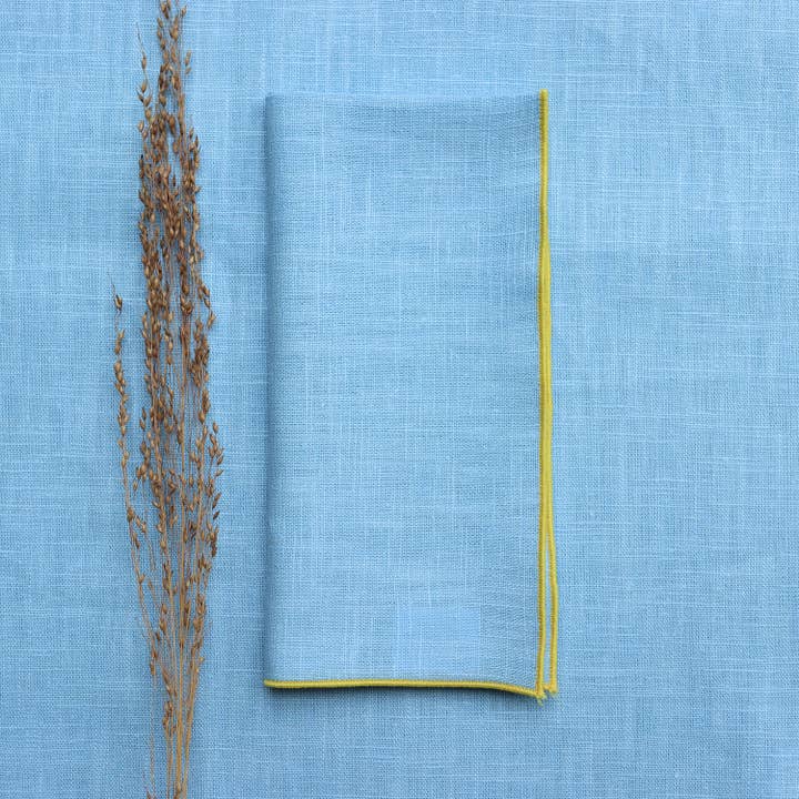 Giardino Segreto - Vente Serviettes de table en tissu - Serviette en lin 100 % de la collection CORDONCINO10