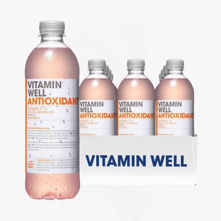Vitamin Well Antioxidant 500 ml (12 - Pack) pour la vente par Nordic Refreshment