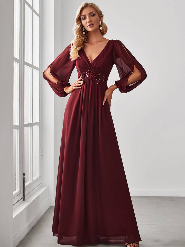 Ever-Pretty - Wholesale Gown – Women's - 2 Style Elegant Chiffon Bridesmaid Dress116