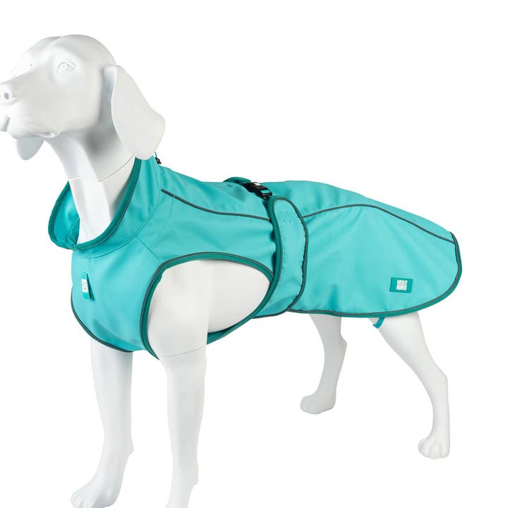 Regenjas voor honden - Matrix 2.0 Turkoois voor wholesale door Max & Molly