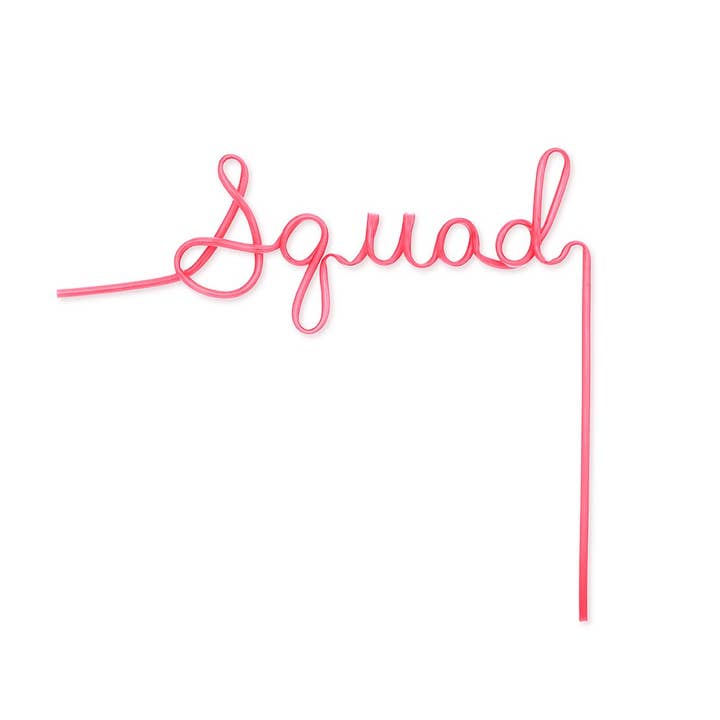 Bachelorette Party Silly Straw - Squad for wholesale by Weddingstar Inc.